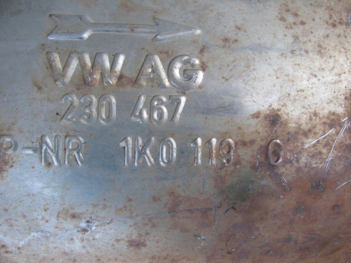 фото №5, Vw jetta труба выхлоп гаситель 1k0120l