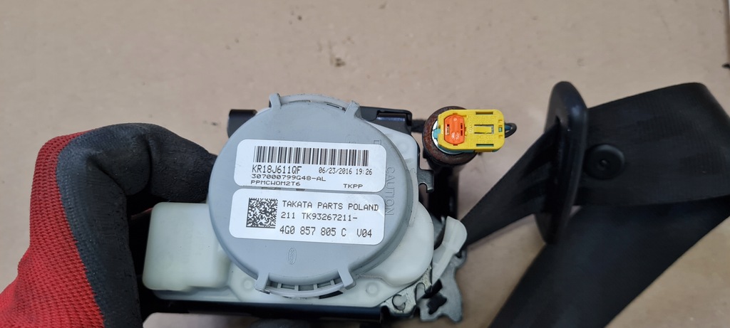 фото №8, A6 c7 4g pas безопасности правый левый задняя 4g0857805c a7 4g