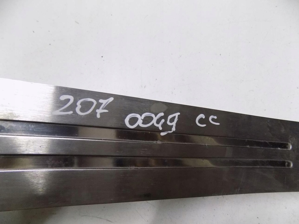 фото №7, Peugeot 207 cc молдинг поріг накладка хром