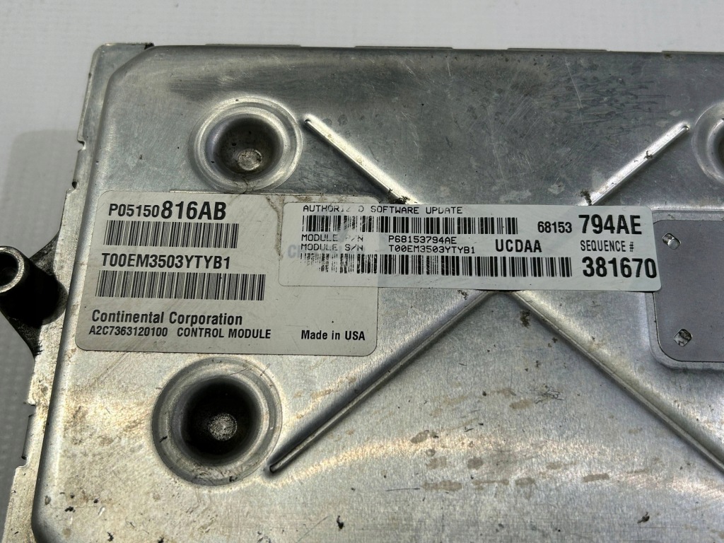 Блок управления модуль бортовой компьютер двигателя ecu dodge ram 1500 5.7 2013- Недорого