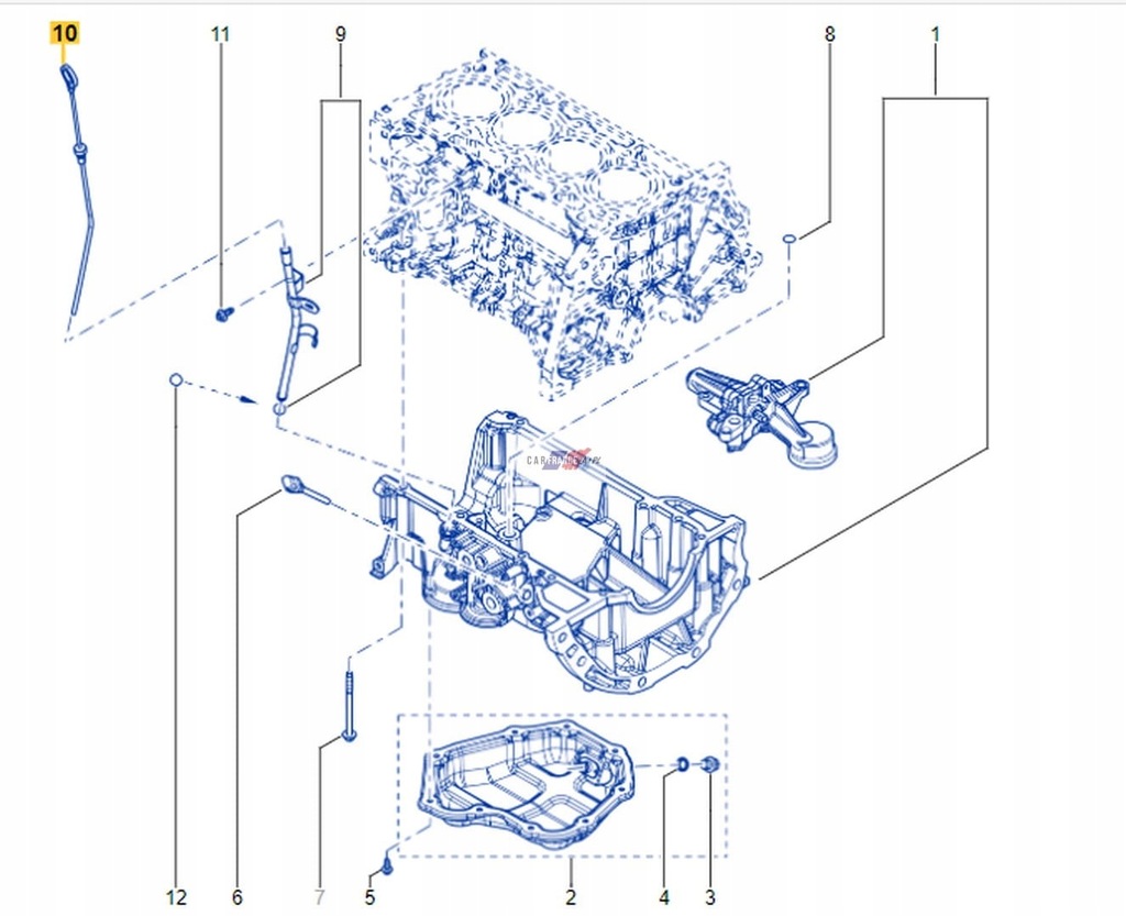 фото №1, Щуп оливи r clio iv megane iv 1,6tce 11140bv80a новий оригінал