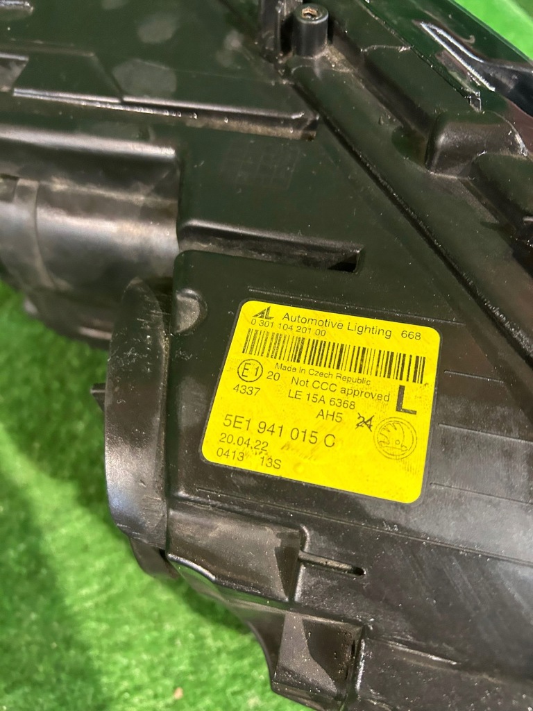 фото №4, Фара левый skoda octavia iii lift