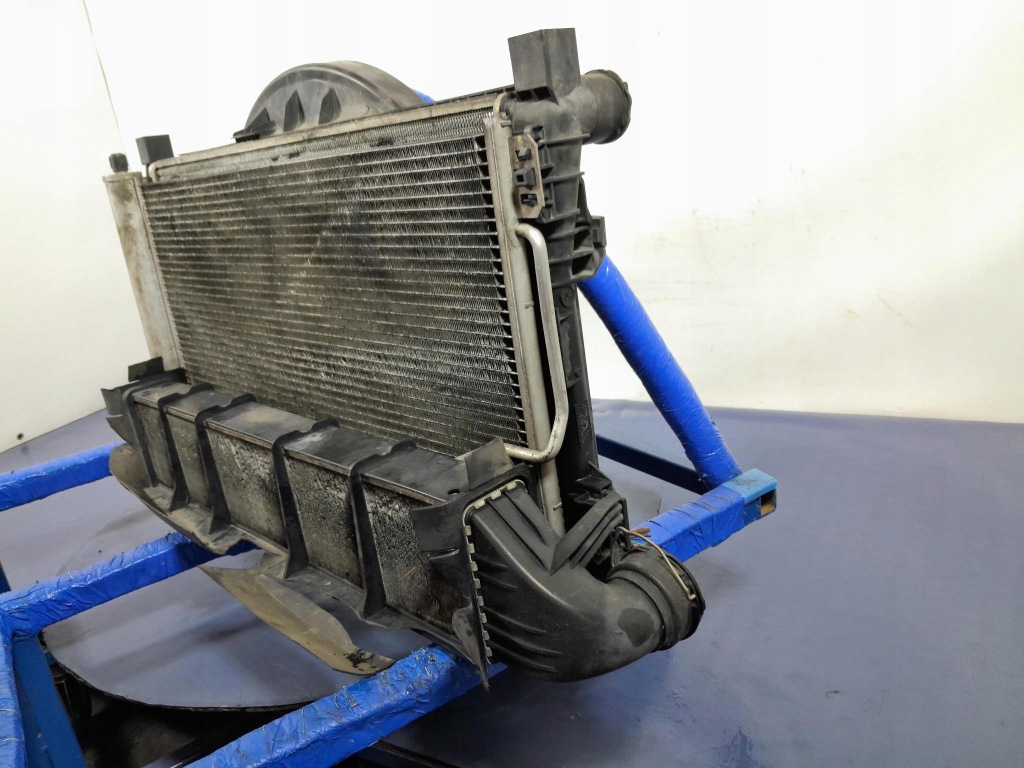 фото №7, Mercedes c w203 1.8 k комплект радіатор вентилятор