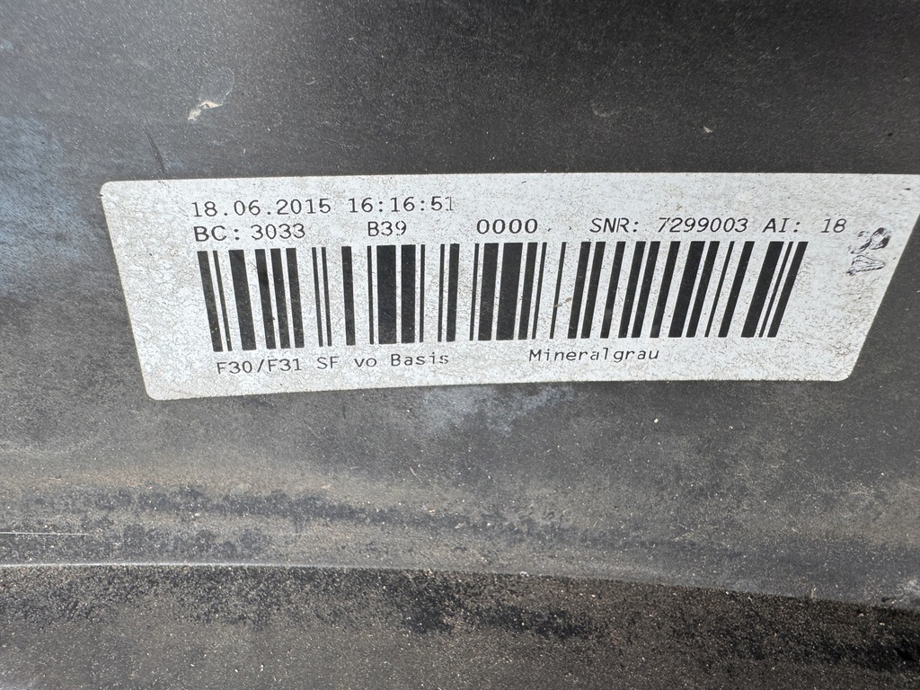 фото №6, Бампер bmw 3 f30 f31 перед передній