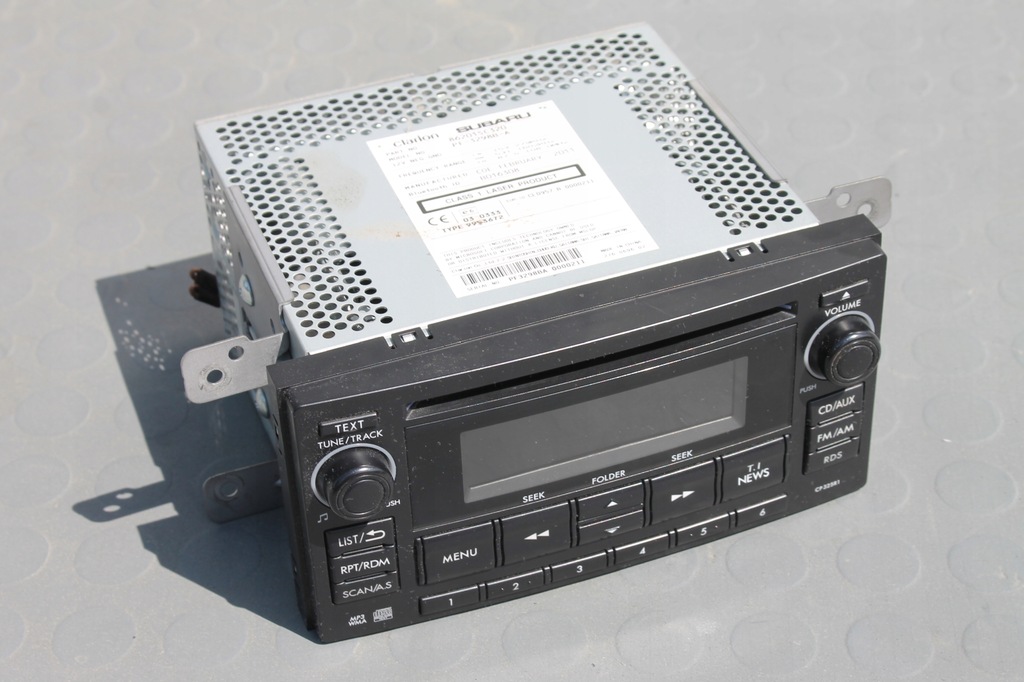 фото №1, Радио проигрыватель cd mp3 subaru forester iii 08-12
