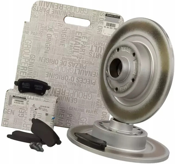 фото №1, Оригинальный номер renault тормозные диски+ тормозные колодки задняя renault talisman 290mm