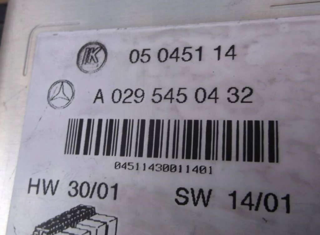 фото №2, Mercedes s w220 модуль sam a0295450432