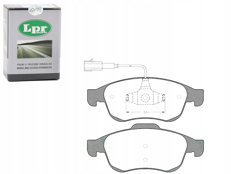 фото №1, Lpr гальмівні колодки гальмівні alfa romeo giulietta 1.4/1.4l