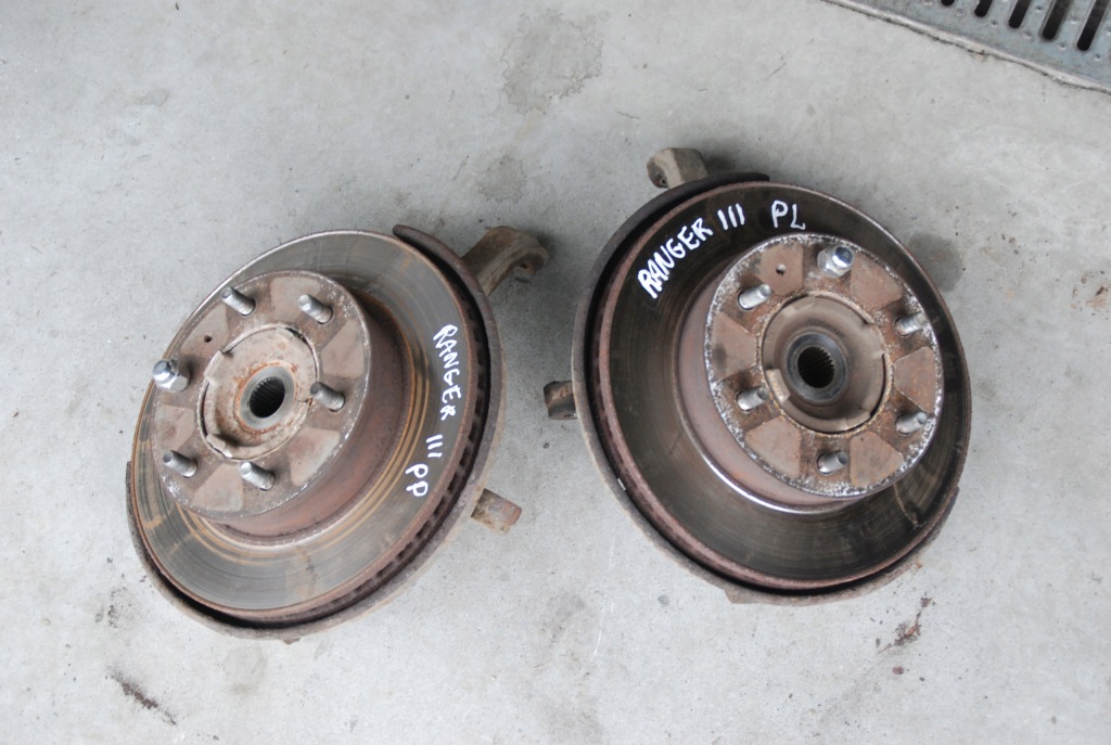 фото №2, Ford ranger iii ступица l / p перед 2,5 tdci 06-11r