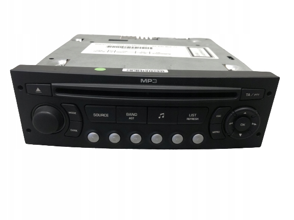 фото №1, Радио cd mp3 citroen c5 iii 9663080277