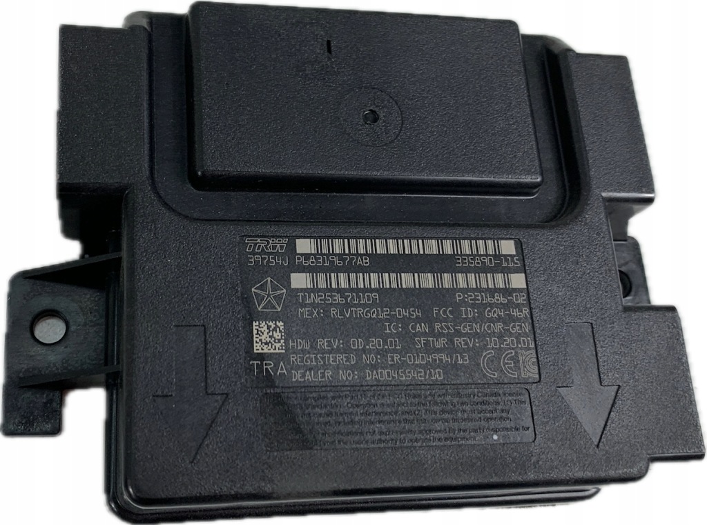 фото №1, Dodge ram 1500 iv lift 14- 3.6 модуль блок управления keyless 68319677ab