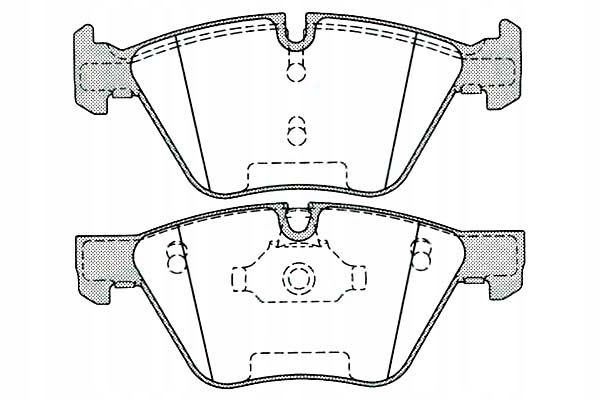 фото №1, Lpr комплект тормозных колодок ham. перед bmw 5 e60 , 5 e61