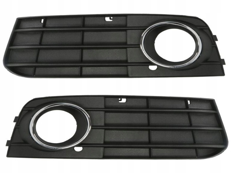 фото №1, Решітка бампера audi a4 s4 b8 07-11 хром/чорний