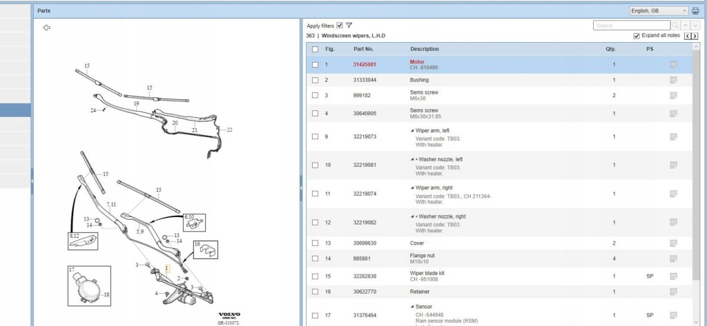 фото №10, Volvo xc90 2019 механизмы дворник