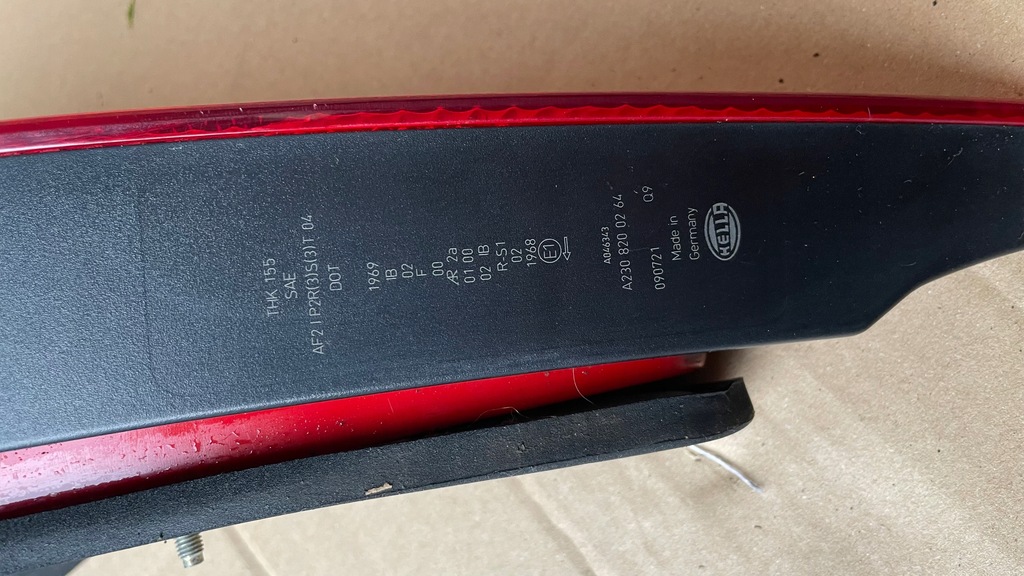 фото №10, Kpl лампа лампа задня ліва права mercedes a2308200164 a2308200264