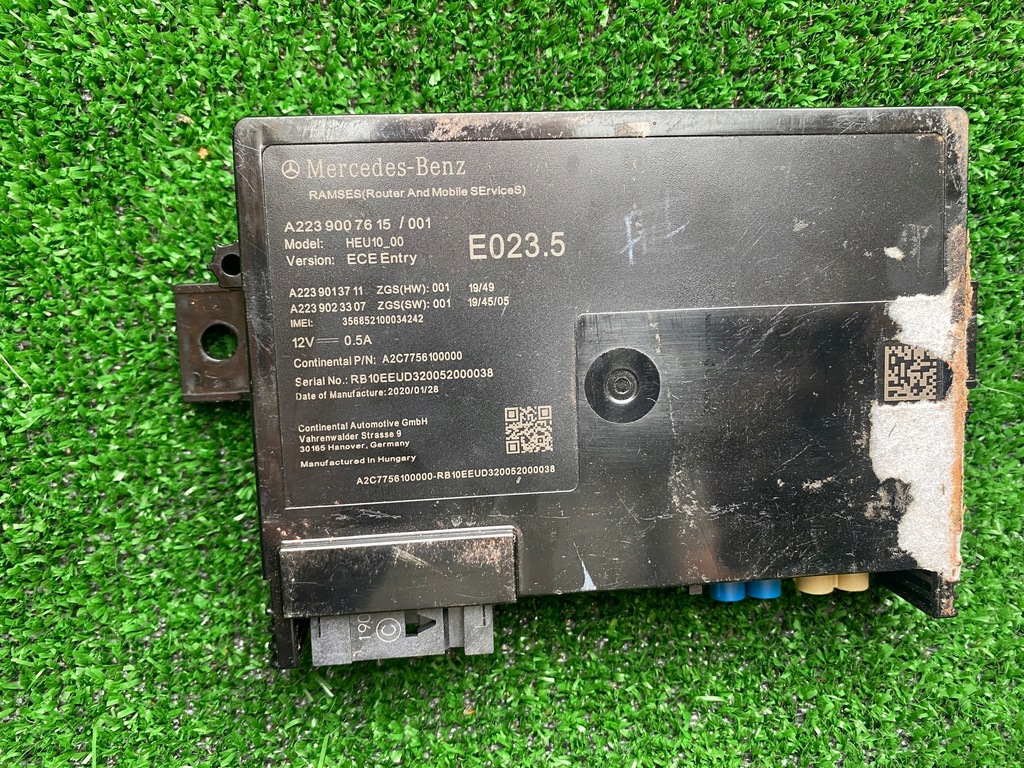фото №1, 2239007615 mercedes s w223 блок керування модуль