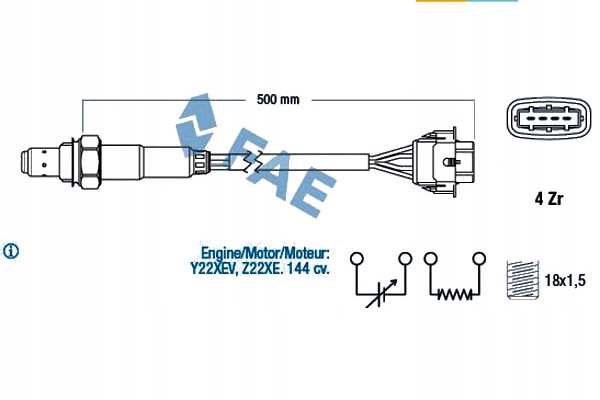 фото №2, Датчик лямбда-зонд з підігрівом alfa romeo 159 fiat croma