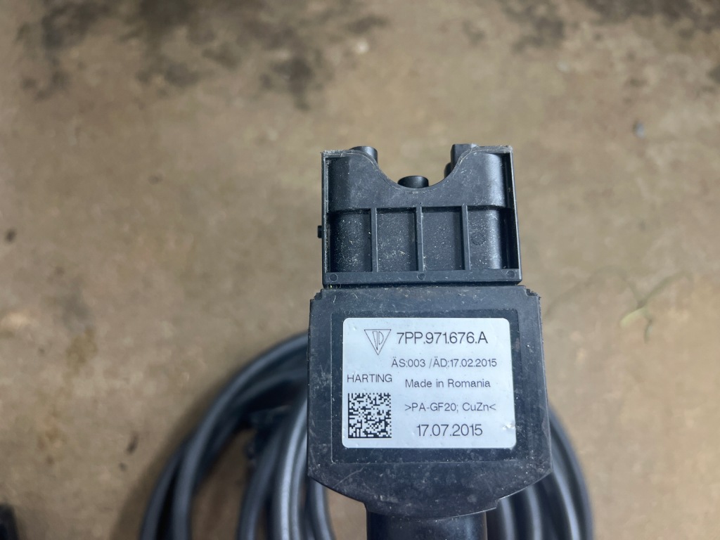 фото №5, Кабель зарядний пристрій hartig porsche panamera cayenne група vag 7pp971676a