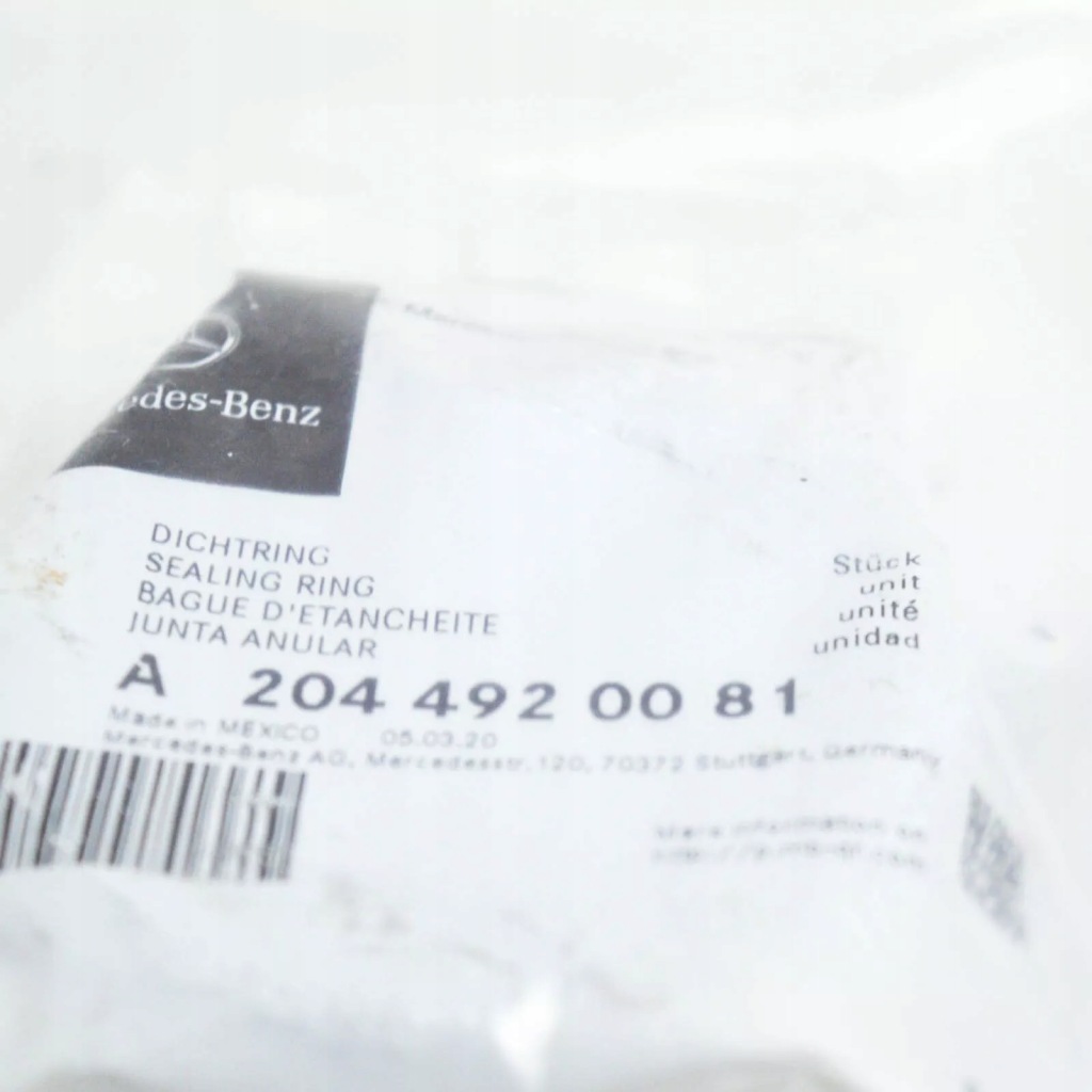 Mb ml w166 левое  кольцо уплотнительный катализатора a2044920081 oem с Разборки