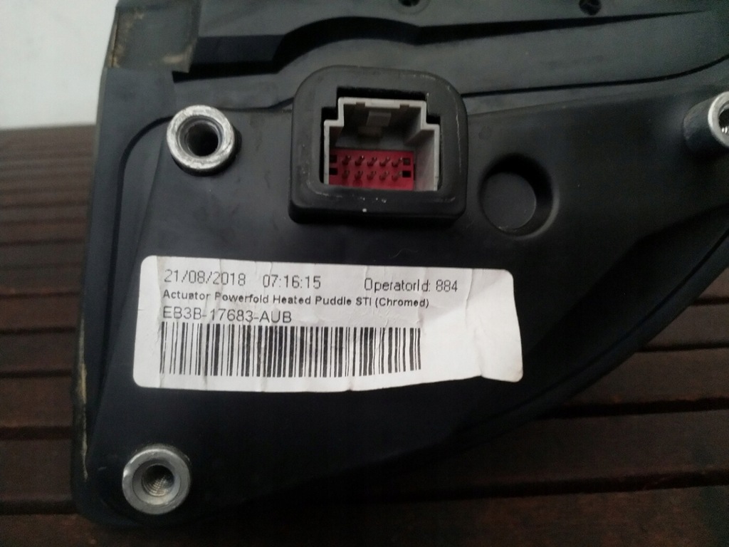 фото №13, Дзеркало зовнішнє ford ranger 2016 zamyk. ліхтар хром 10 pin oryg. eu