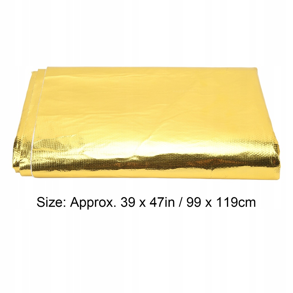 фото №8, Стрічка термоізоляційна золота 39x47”złota