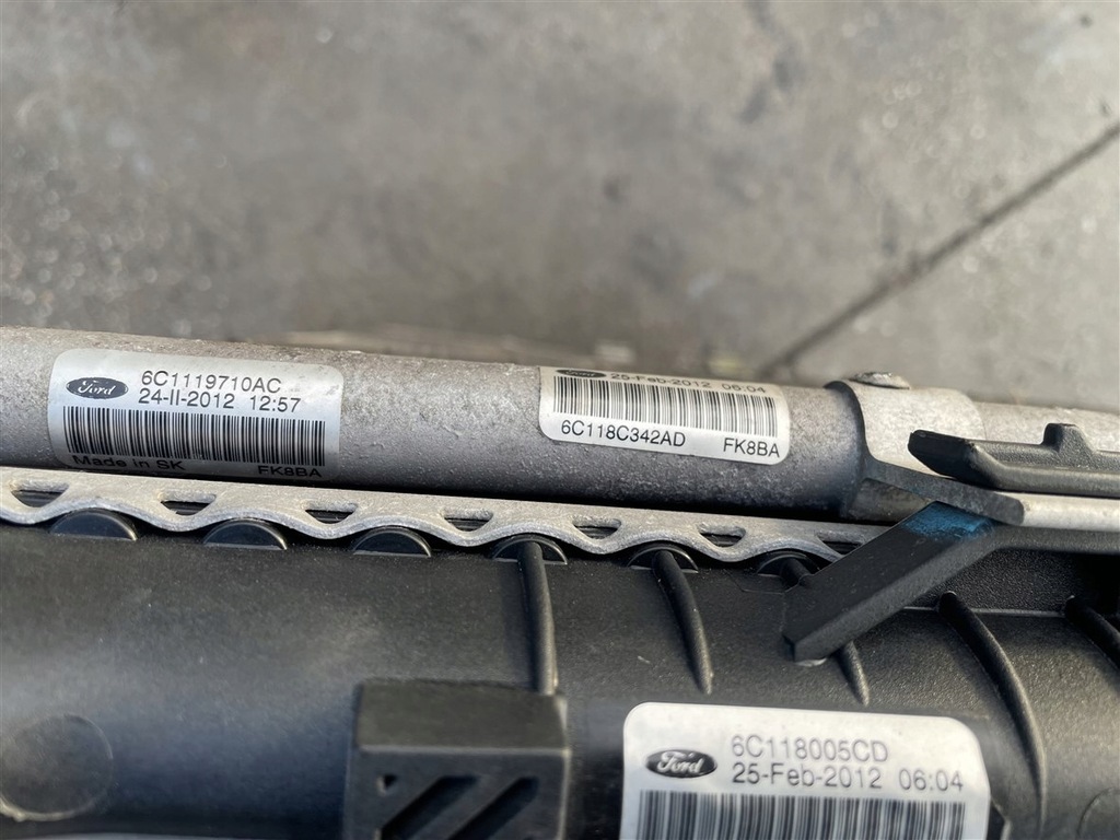 фото №9, Комплект радіатор радіатор вентилятор ford transit mk7