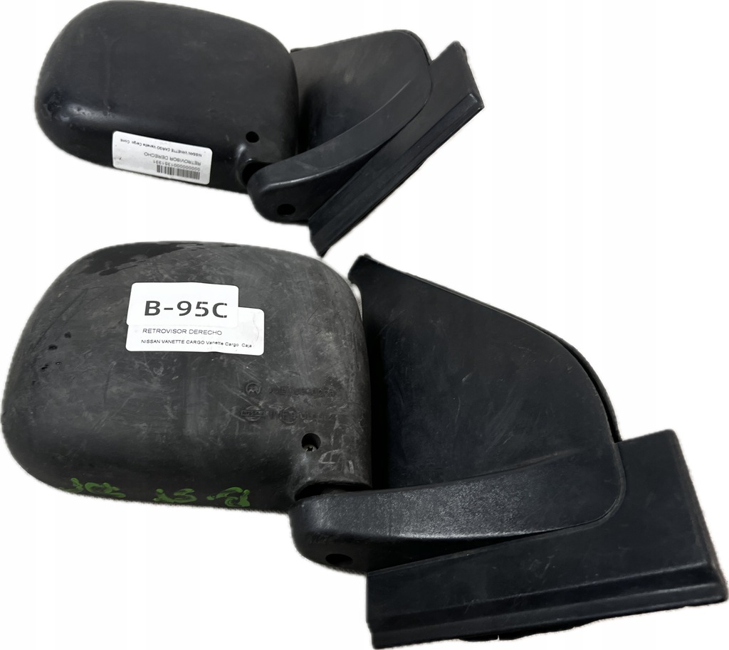 фото №10, Nissan vanette cargo 94-02r зеркало правое механический ручные