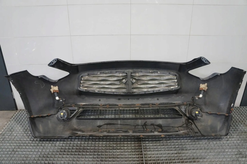 фото №8, Бампер kompletny перед передній infiniti fx k52 c решітка радіатора протитуманна фара
