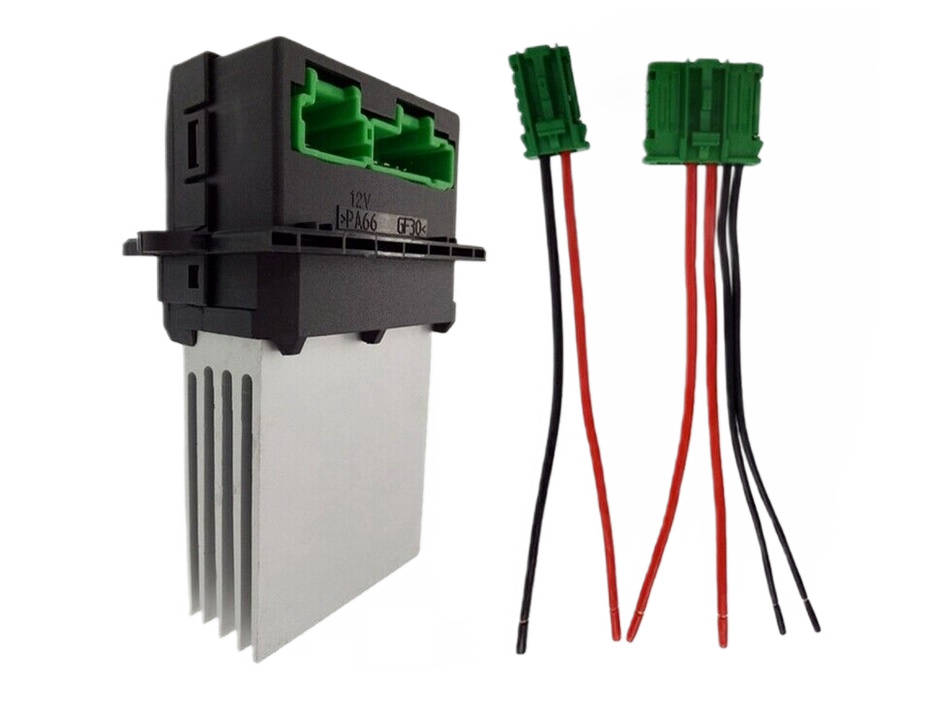 фото №12, Wtyczka/kable резистора вентилятор citroen c2 2003-,c3 2002-,c