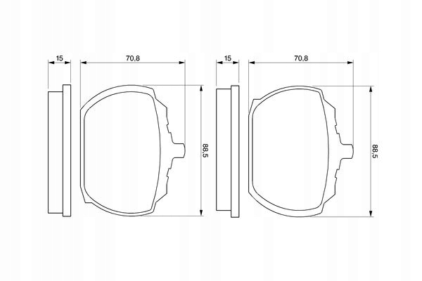 фото №1, Тормозные колодки ham. ford transit