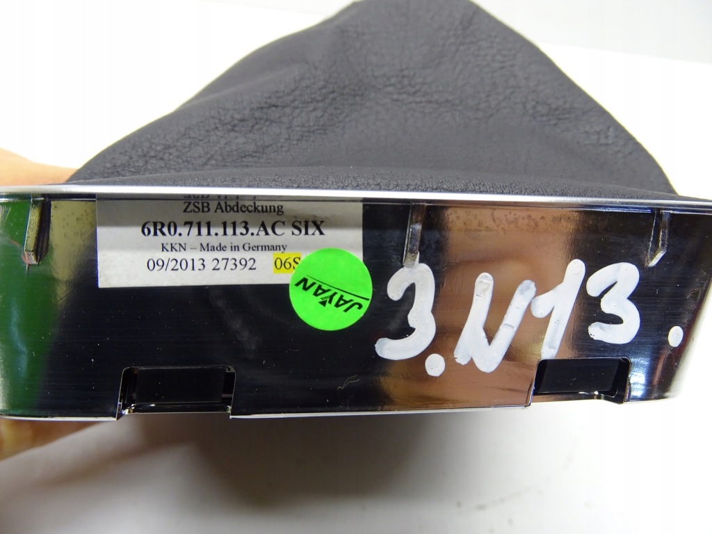 фото №8, Чохол ручка перемикання передач vw polo v 6r шкіра 6 передач 6r0711113ac