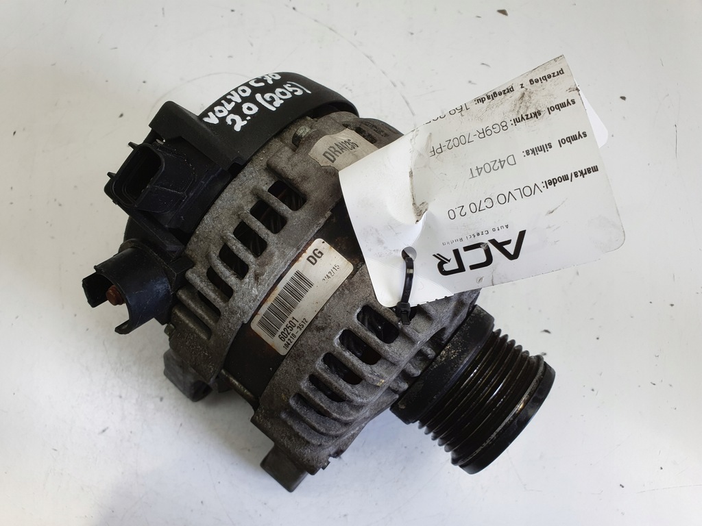 фото №1, Volvo c70 ii 2.0 d генератор 104210-3512