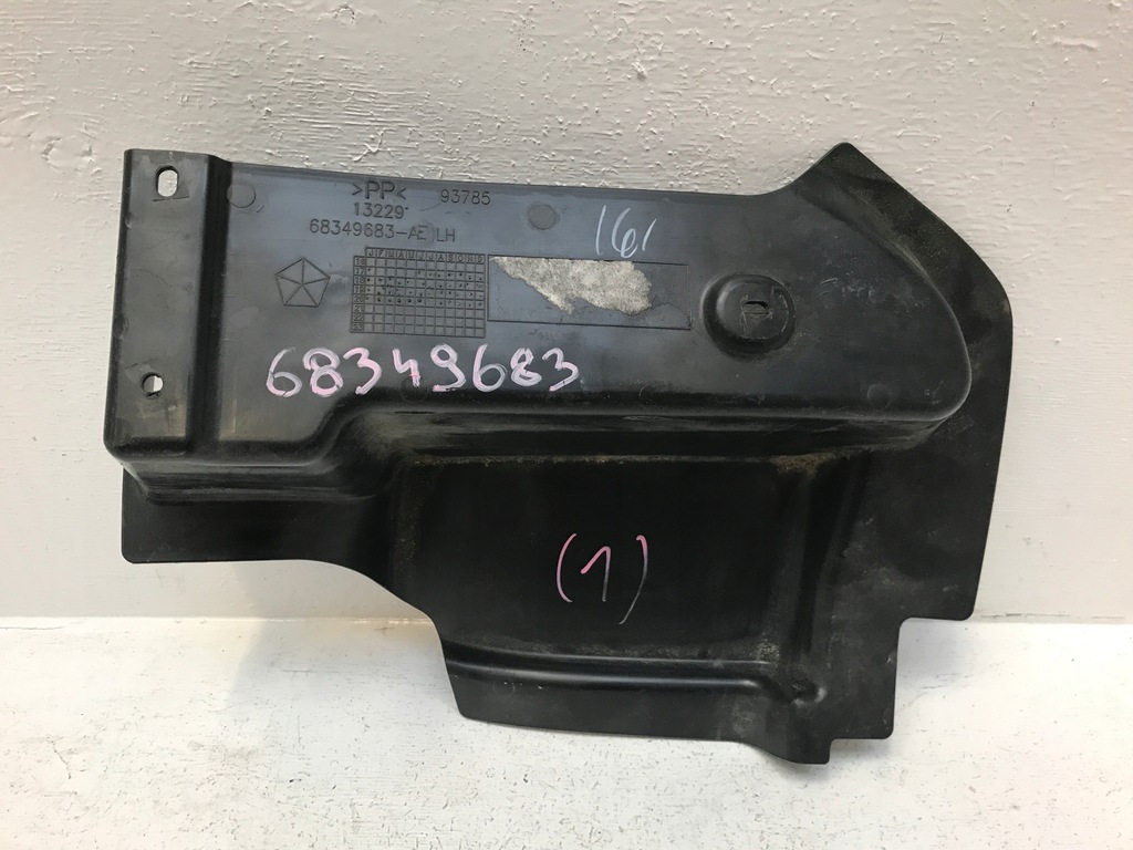 фото №1, Jeep wrangler jl защита бампера левая 68349683-ae