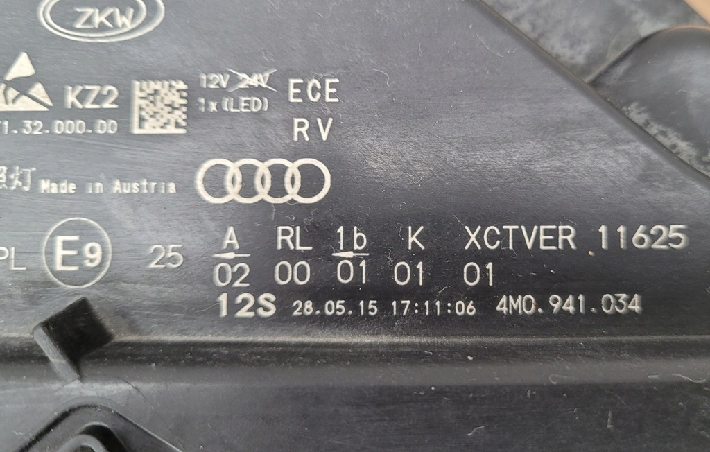 фото №8, Audi q7 15-19 4m0 фара лампа full led 2szt.