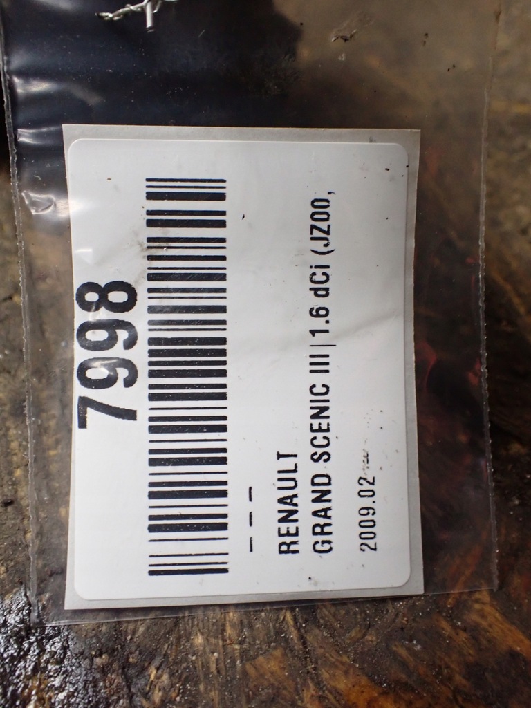 фото №7, Клапан вакуумa renault grand scenic iii 11r 1.6 dci 8200790180 7998