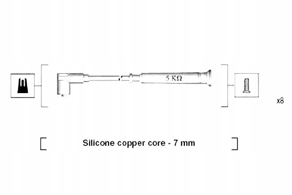 фото №2, Набор трубопровод зажигания magneti marelli 941045270514