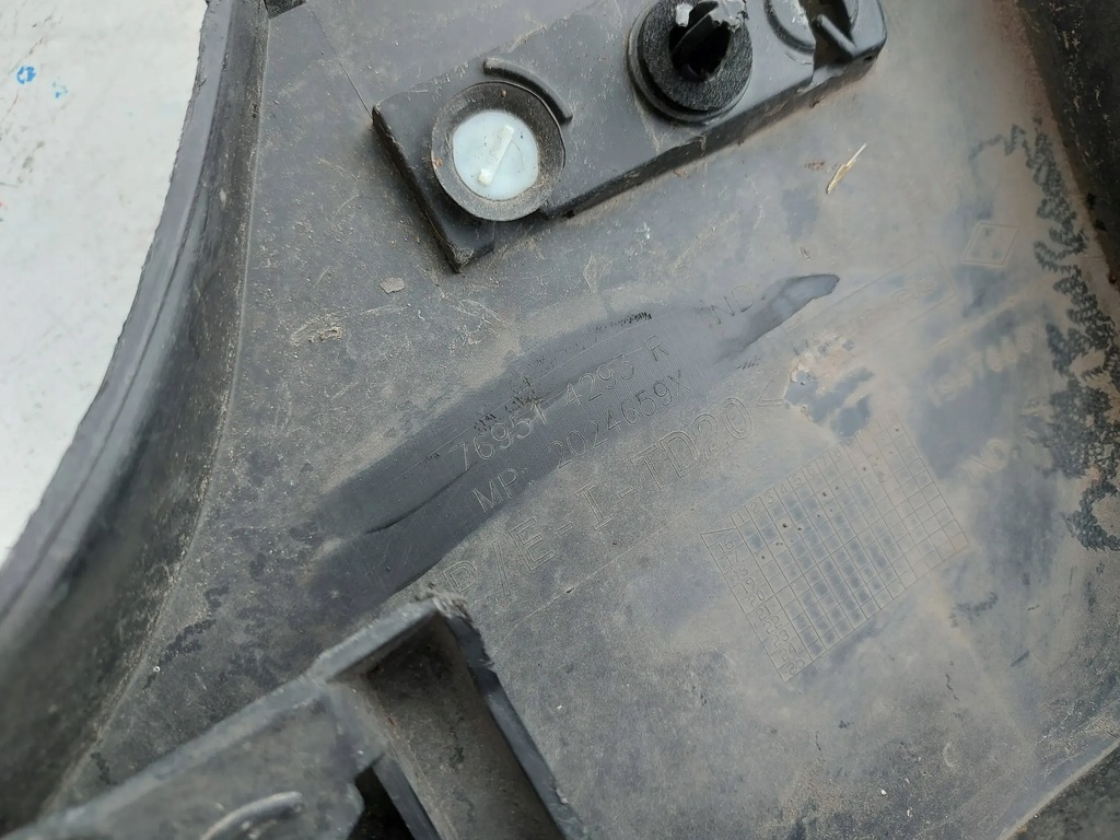 фото №9, Dacia duster 2 ii 17- правая молдинг порог порог накладка