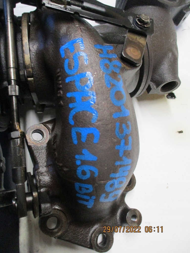 фото №5, Турбонагнетатель renault espace v 1,6bit h8201371489