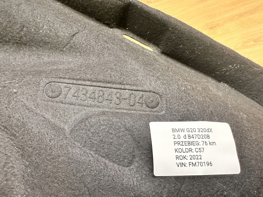 Bmw 3 g20 g21 320dx b47 m-pakiet 22r. 76km шумоизоляция стены перегородки l. Недорого