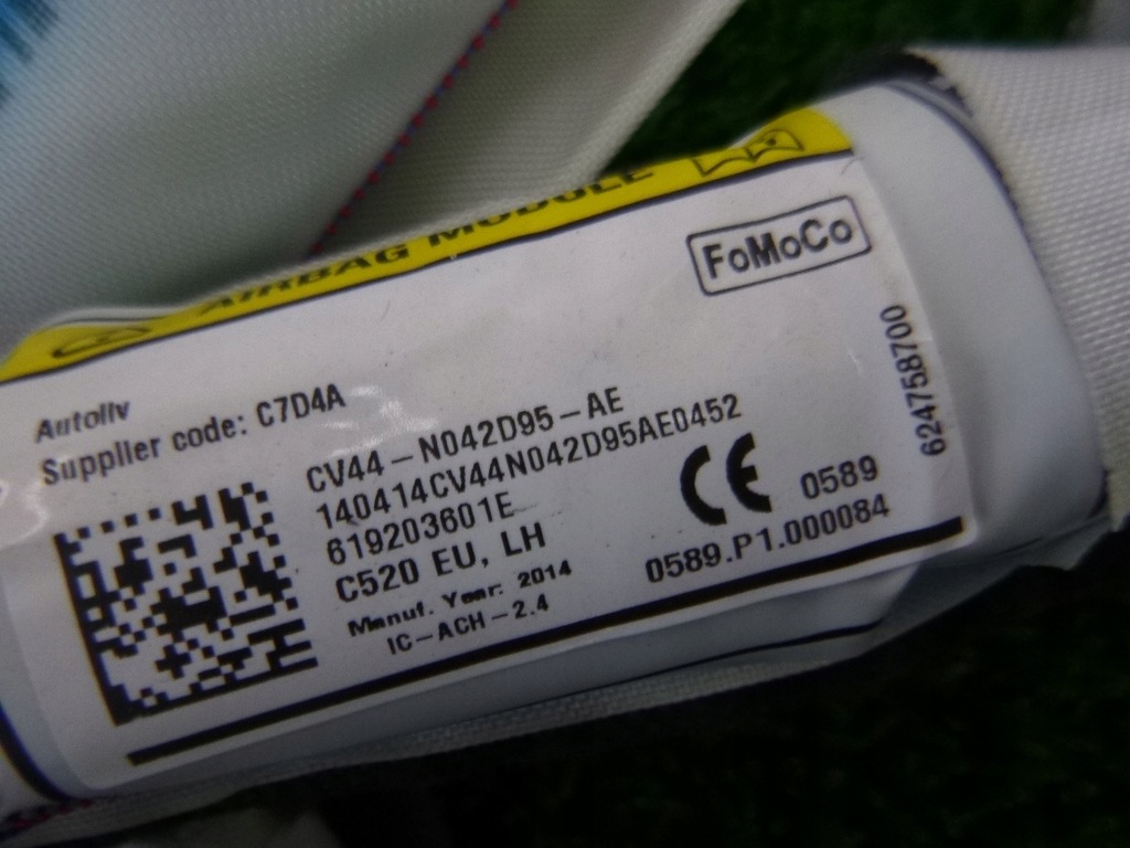 фото №5, Kuga mk2 12- шторка безопасности правая подушка безопасности cv44-n042d94-ae