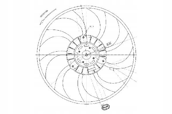 фото №2, Valeo 698424 вентилятор, охолодження двигуна