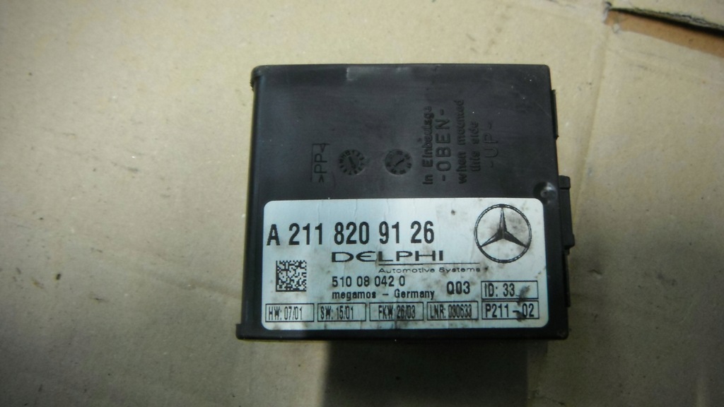 фото №1, Mercedes модуль сигналізація 2118209126