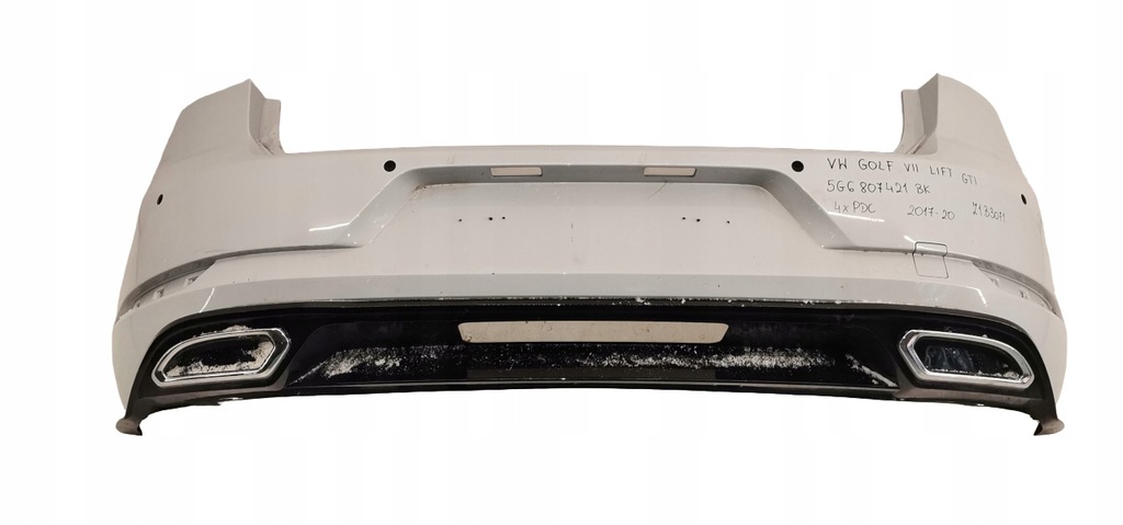 фото №1, 5g6807421bk vw golf vii 7 lift 2017-21 r-line бампер задний задняя