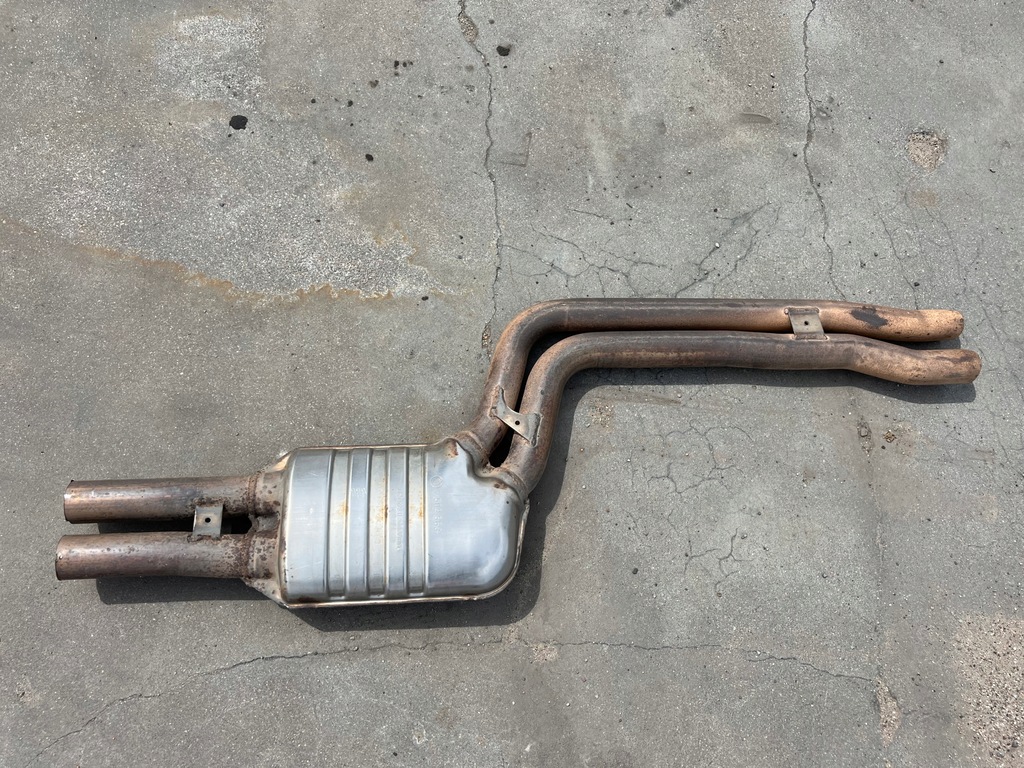 фото №1, Bmw x3 e83 3.0 i гаситель выхлоп труба двойная труба