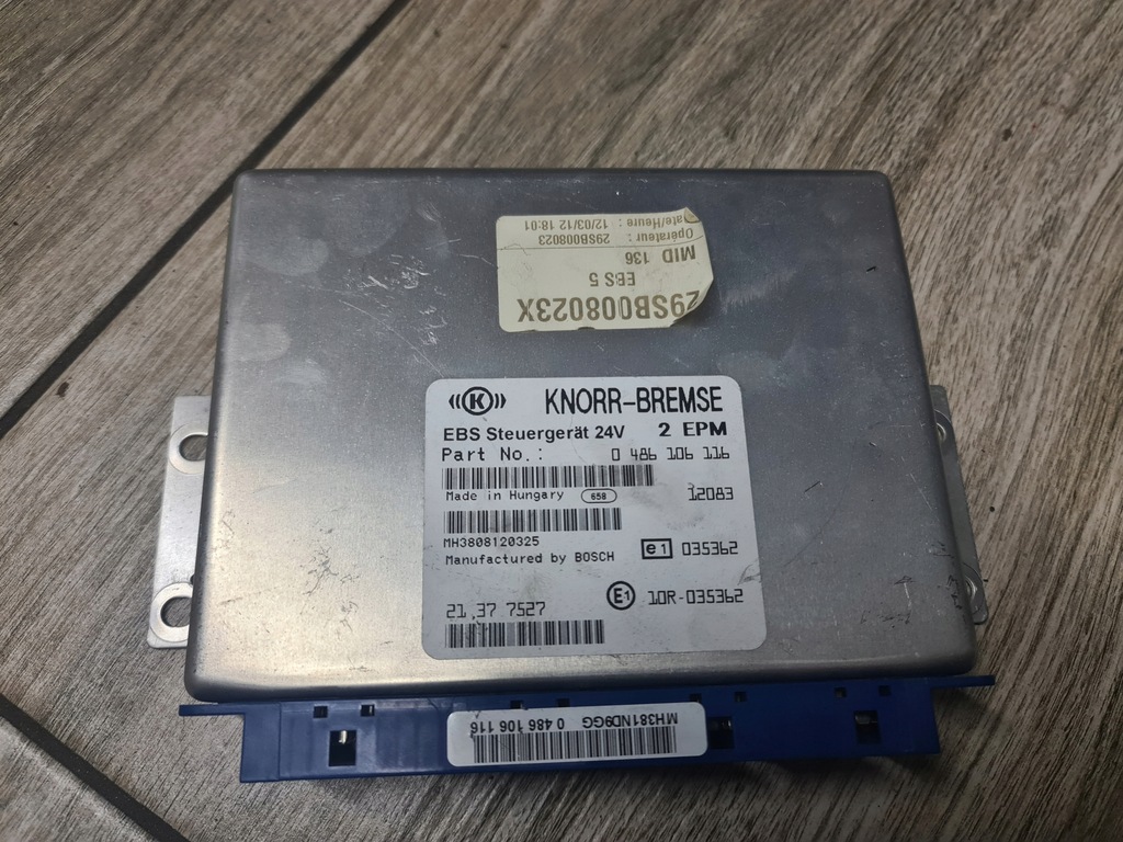фото №1, Блок управления кассета ebs renault midlum dxi volvo fl fe