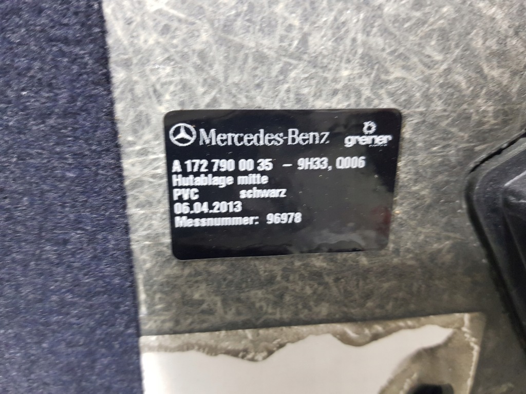 фото №9, Полиця багажника mercedes slk r172 slc w172 1727900035