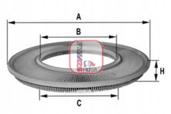 Купить Фильтр воздуха knecht lx 130