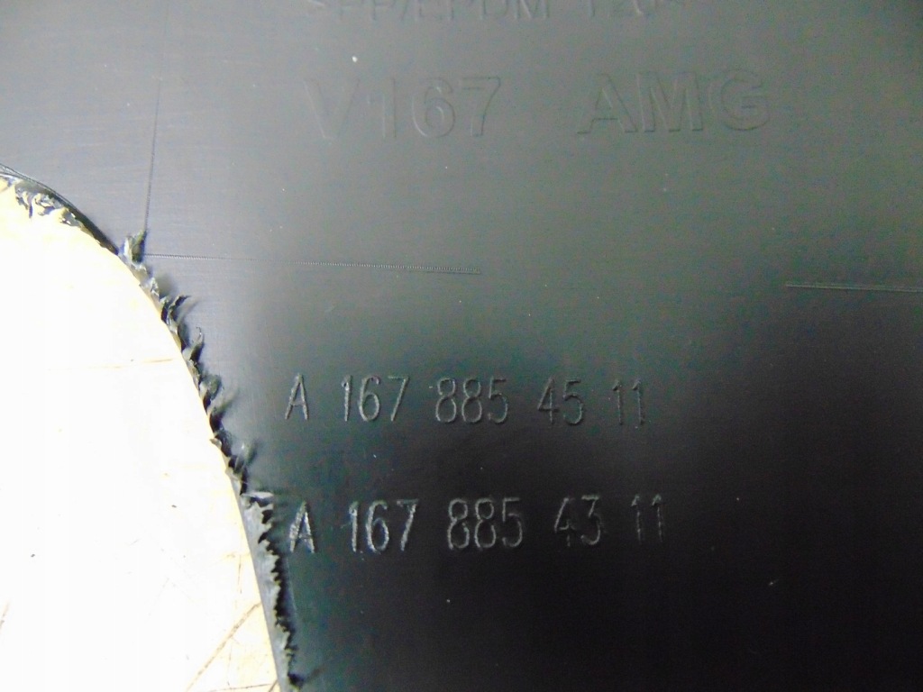 фото №15, Накладка спойлер бампера задняя mercedes w167 gle