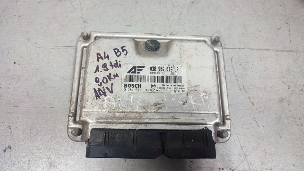 фото №1, Бортовий комп'ютер блок керування двигуна vw sharan 1.9tdi