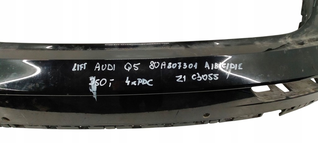 фото №7, 80a807301 audi q5 sq5 lift 2017- бампер задний задняя 4xpdc